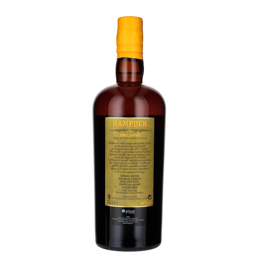 zdjęcie produktu RUM HAMPDEN ESTATE 46% 0,7L