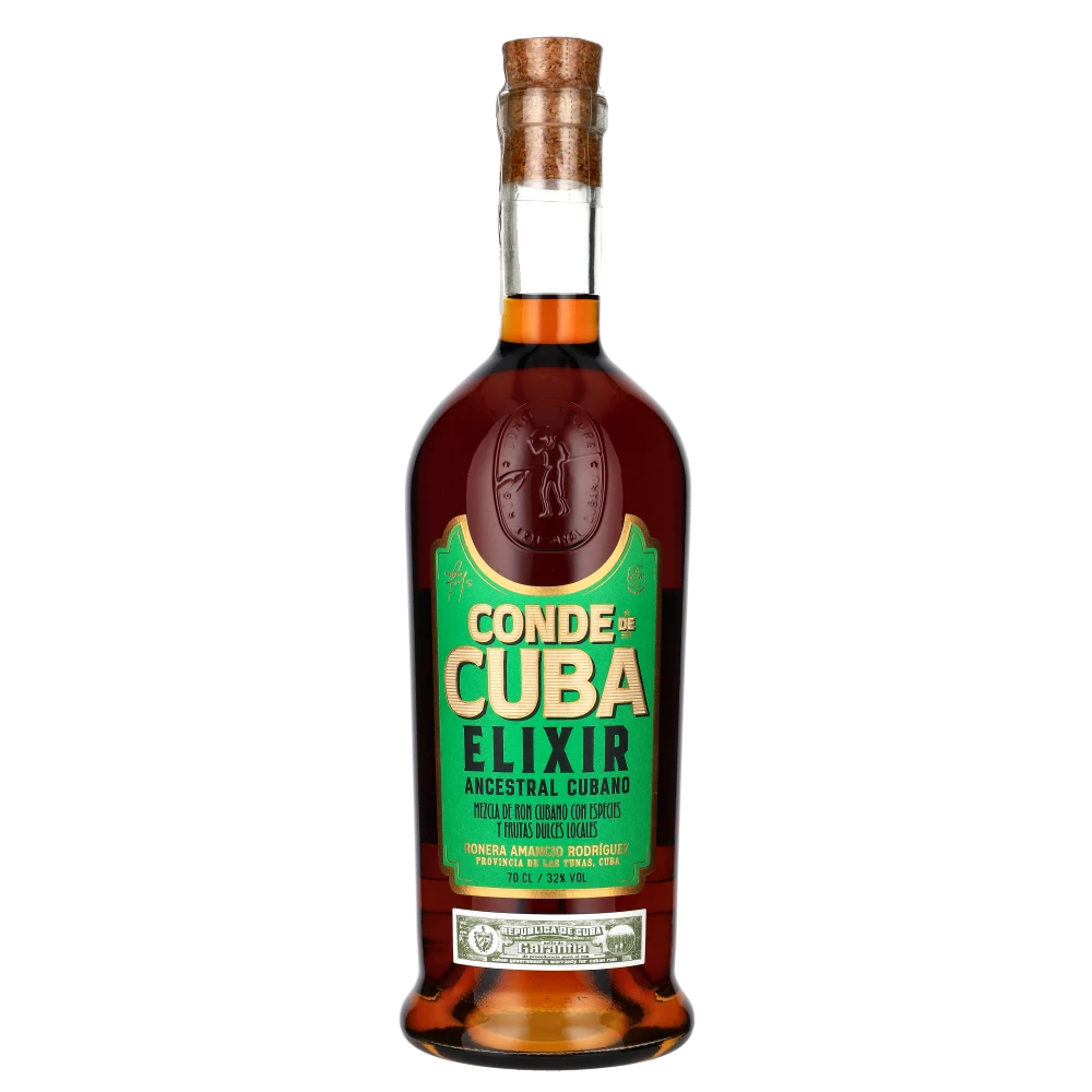 zdjęcie produktu RUM CONDE DE CUBA ELIXIR PUNCH AU RHUM 32% 0,7L