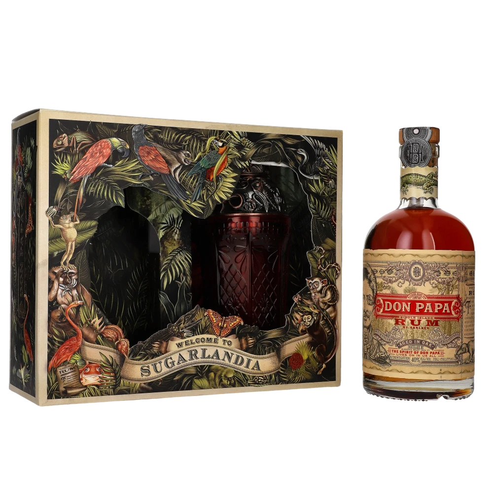 zdjęcie produktu RUM DON PAPA 40% 0,7L + SHAKER