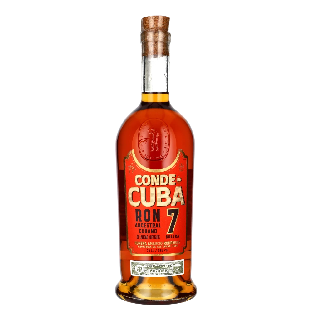 zdjęcie produktu RUM CONDE DE CUBA 7 YEARS 38% 0,7L NEW