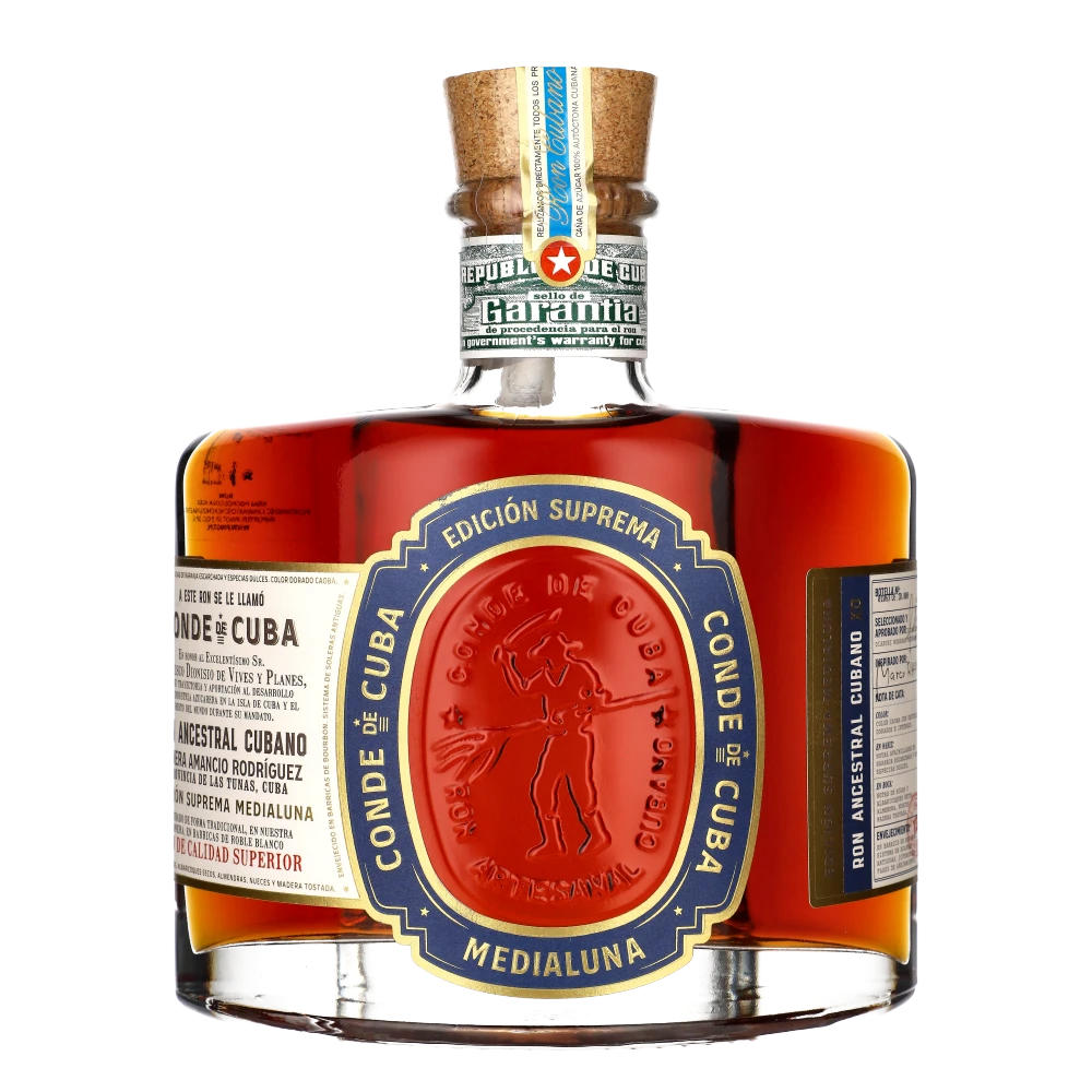 zdjęcie produktu RUM CONDE DE CUBA MEDIA LUNA XO 40% 0,7L