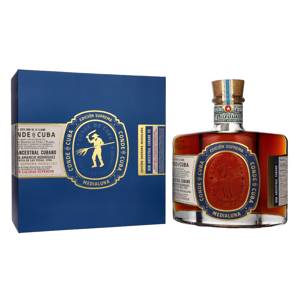 zdjęcie produktu RUM CONDE DE CUBA MEDIA LUNA XO 40% 0,7L