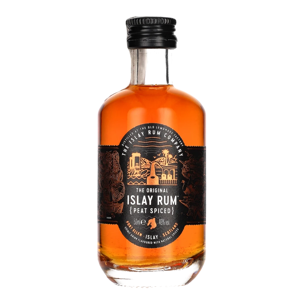 zdjęcie produktu MINIATURKA RUM ISLAY PEAT 40% 0,05L