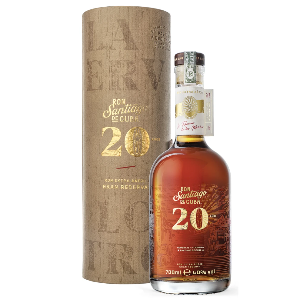 zdjęcie produktu RUM SANTIAGO DE CUBA ANEJO 20Y 40% 0,7L